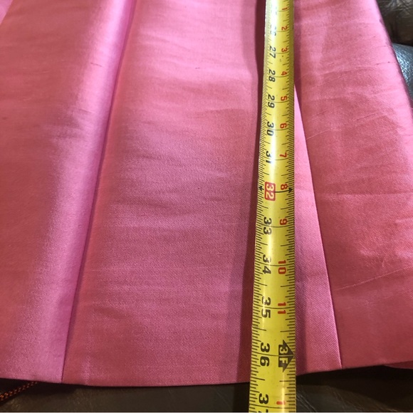 Rickie Freeman for Teri Jon || Pink Silk Sleeveless Midi Dress - Picture 10 of 11